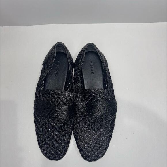 Vince Davis Raffia Loafers in Black – Men’s Size 8.5 (EU 39) - Picture 3 of 15